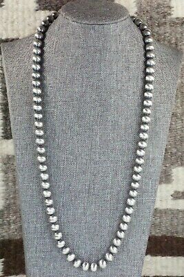 Sterling Silver Navajo Pearl Necklace - Jan Mariano