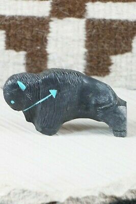 Buffalo Zuni Fetish Carving - Kevin Quam - High Lonesome Trading