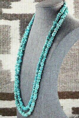 Turquoise & Sterling Silver Necklace - Navajo - High Lonesome Trading