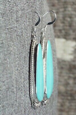 Turquoise & Sterling Silver Earrings - Sharon McCarthy