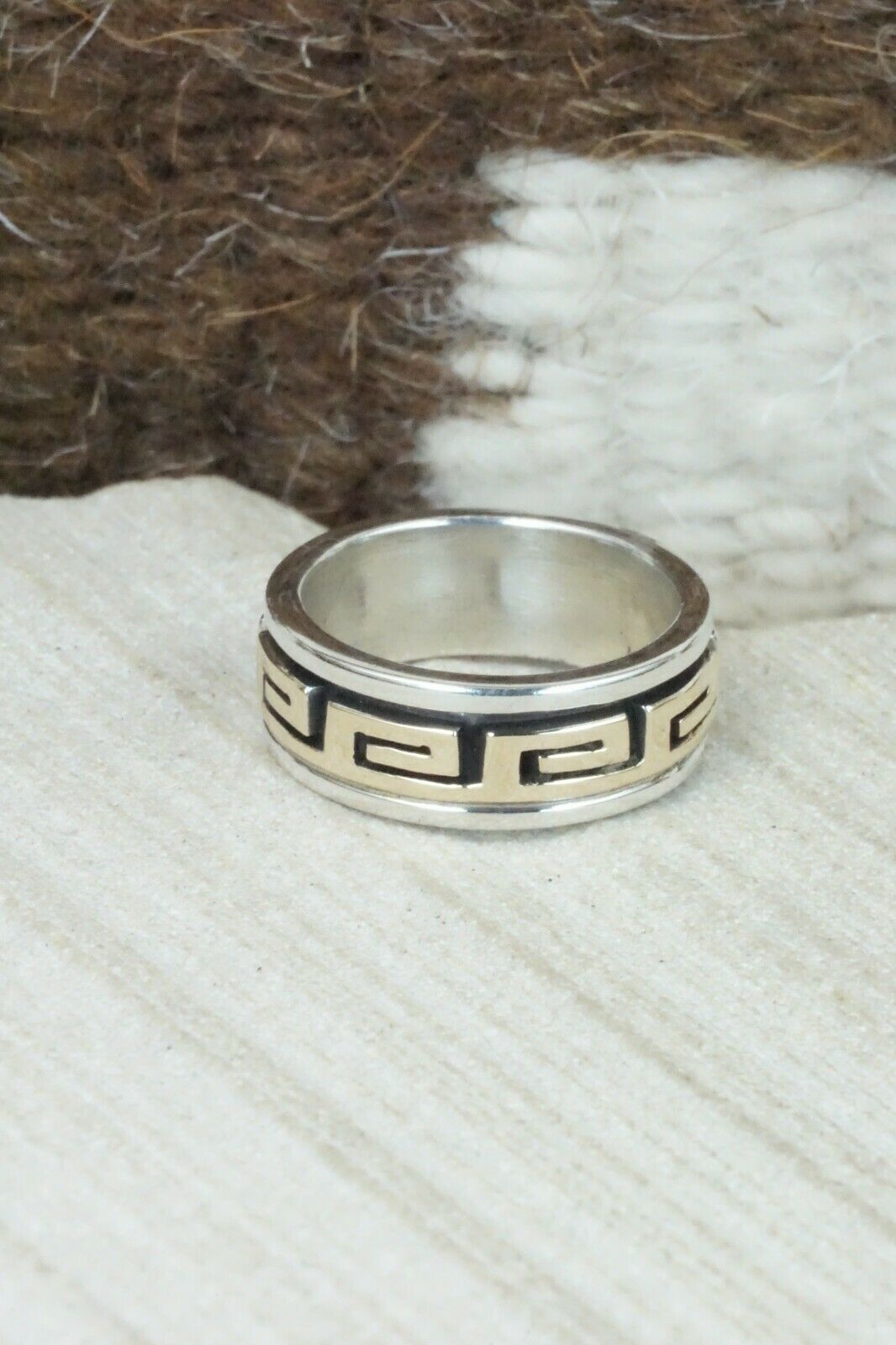 Sterling Silver Ring - David Skeets - Size 6