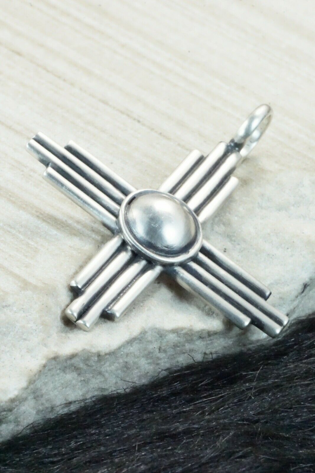Sterling Silver Zia Pendant - Akee Douglas