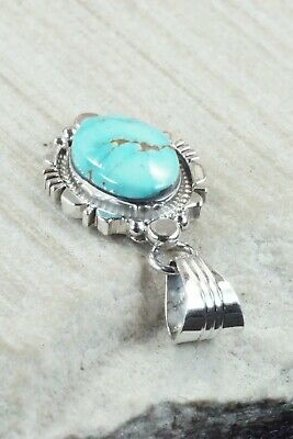 Turquoise and Sterling Silver Pendant - Daniel Benally