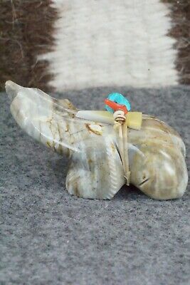 Badger Zuni Fetish Carving - Stewart Alanzo