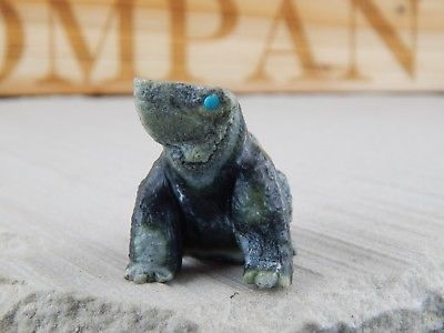 Frog Zuni Fetish Carving - Herbert Him - High Lonesome Trading