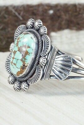 Turquoise and Sterling Silver Bracelet - Jess Martinez