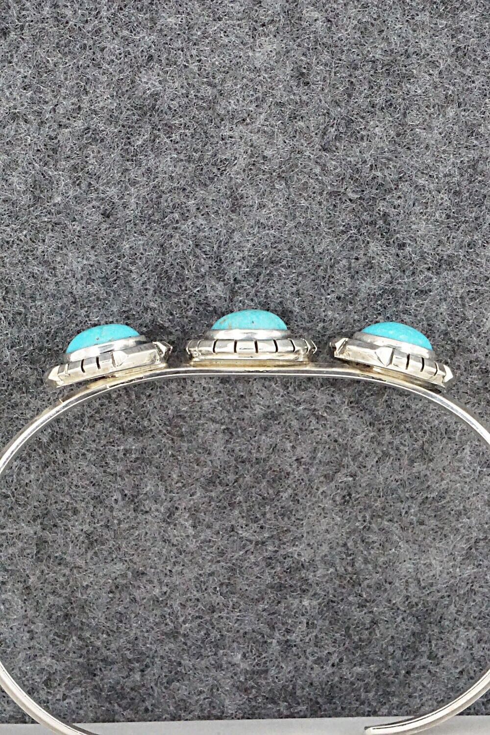Turquoise & Sterling Silver Bracelet - Amos Begay