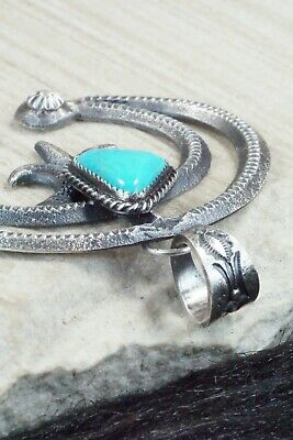 Turquoise & Sterling Silver Pendant - Kevin Billah