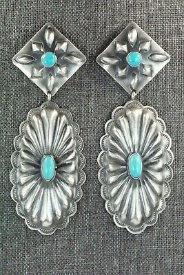 Turquoise & Sterling Silver Earrings - Rita Lee
