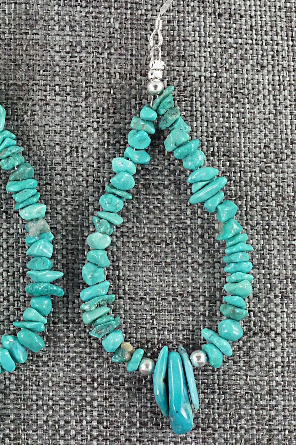 Turquoise & Sterling Silver Earrings - Tammy Nolcot