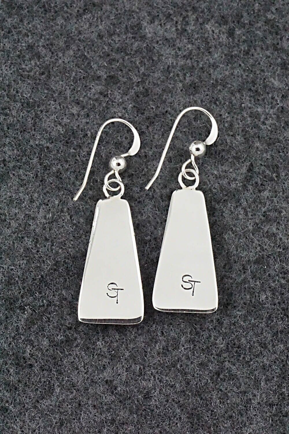 Turquoise & Sterling Silver Earrings - Stewart Tucson