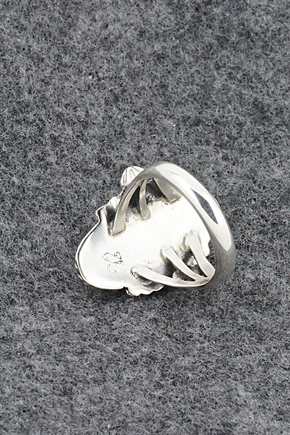 Turquoise & Sterling Silver Ring - Samuel Yellowhair - Size 6