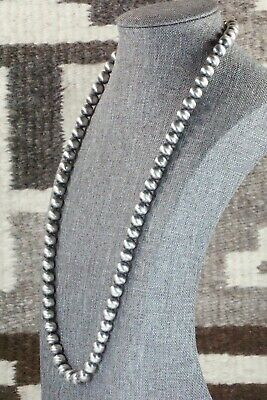 Sterling Silver Navajo Pearl Necklace - Jan Mariano