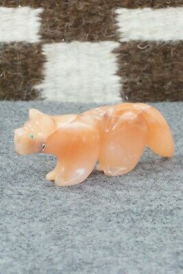 Wolf Zuni Fetish Carving - Rosella Soseeah