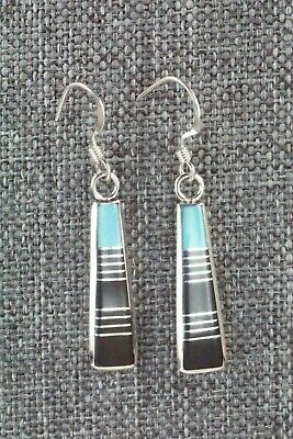 Turquoise & Sterling Silver Earrings - Valentine Laate