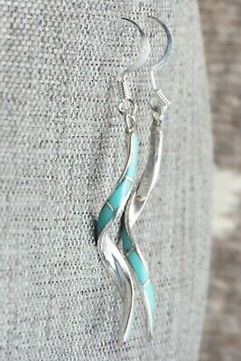 Turquoise & Sterling Silver Earrings - Ira Johnson