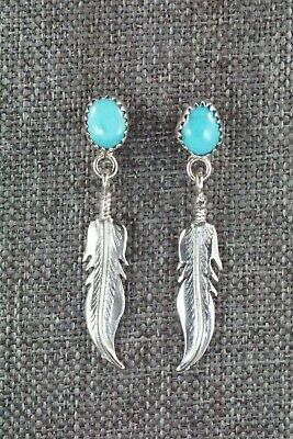 Turquoise & Sterling Silver Earrings - Sharon McCarthy