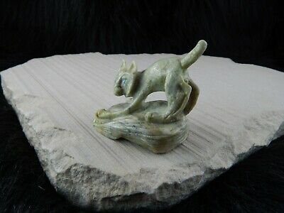 Bobcat Zuni Fetish Carving - Dan Quam - High Lonesome Trading