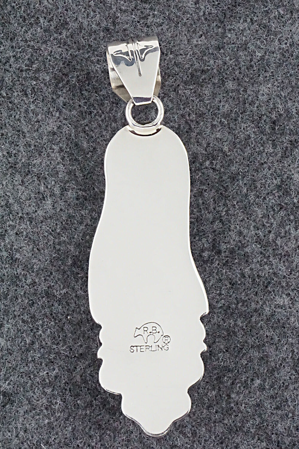 Turquoise & Sterling Silver Pendant - Mike Smith