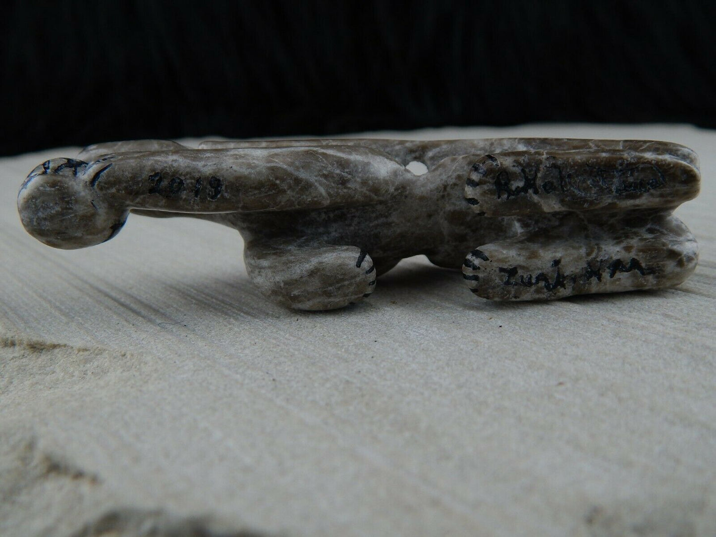 Mountain Lion Zuni Fetish Carving - Rickson Kallestewa - High Lonesome Trading