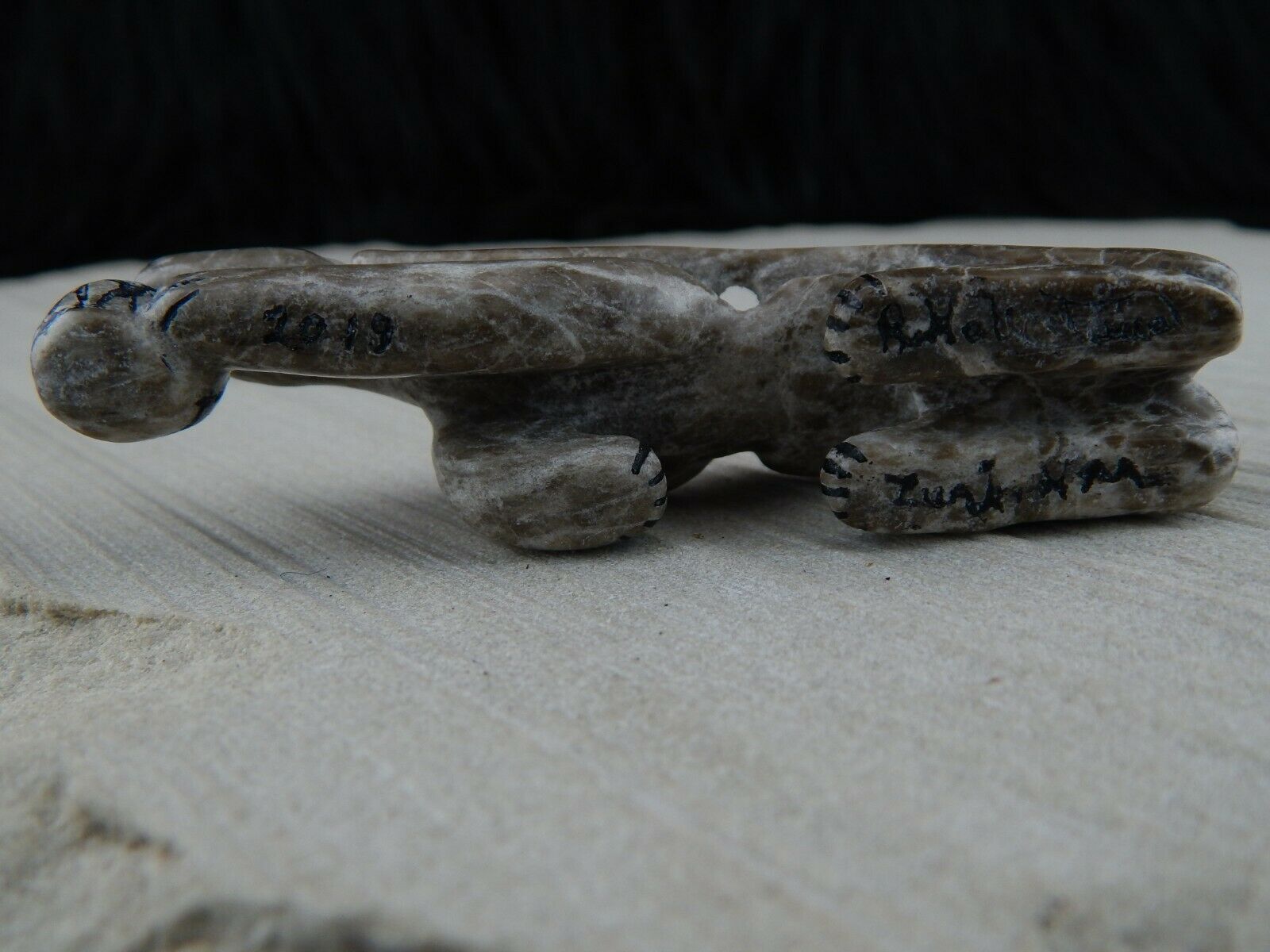 Mountain Lion Zuni Fetish Carving - Rickson Kallestewa - High Lonesome Trading