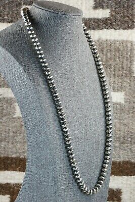 Navajo Sterling Silver Pearl Necklace - Jan Mariano