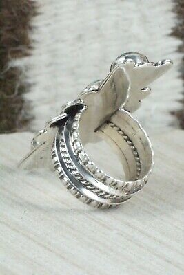 Turquoise & Sterling Silver Ring - Cris Nez - Size 8.5
