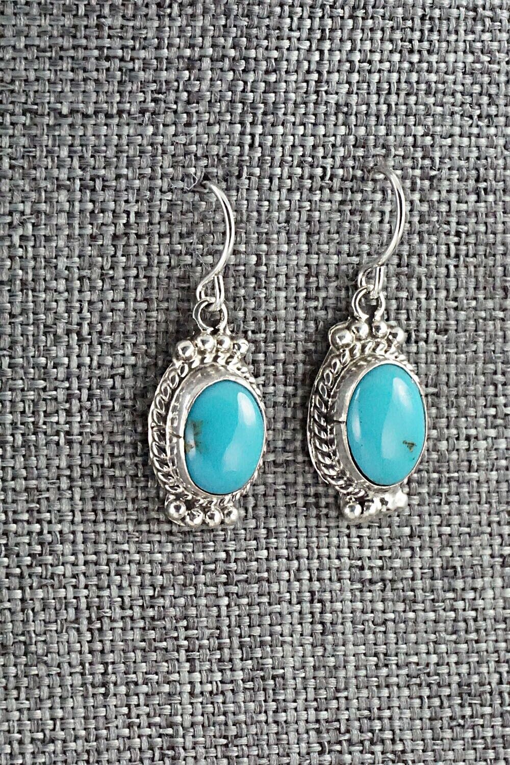 Turquoise & Sterling Silver Earrings - Jan Mariano