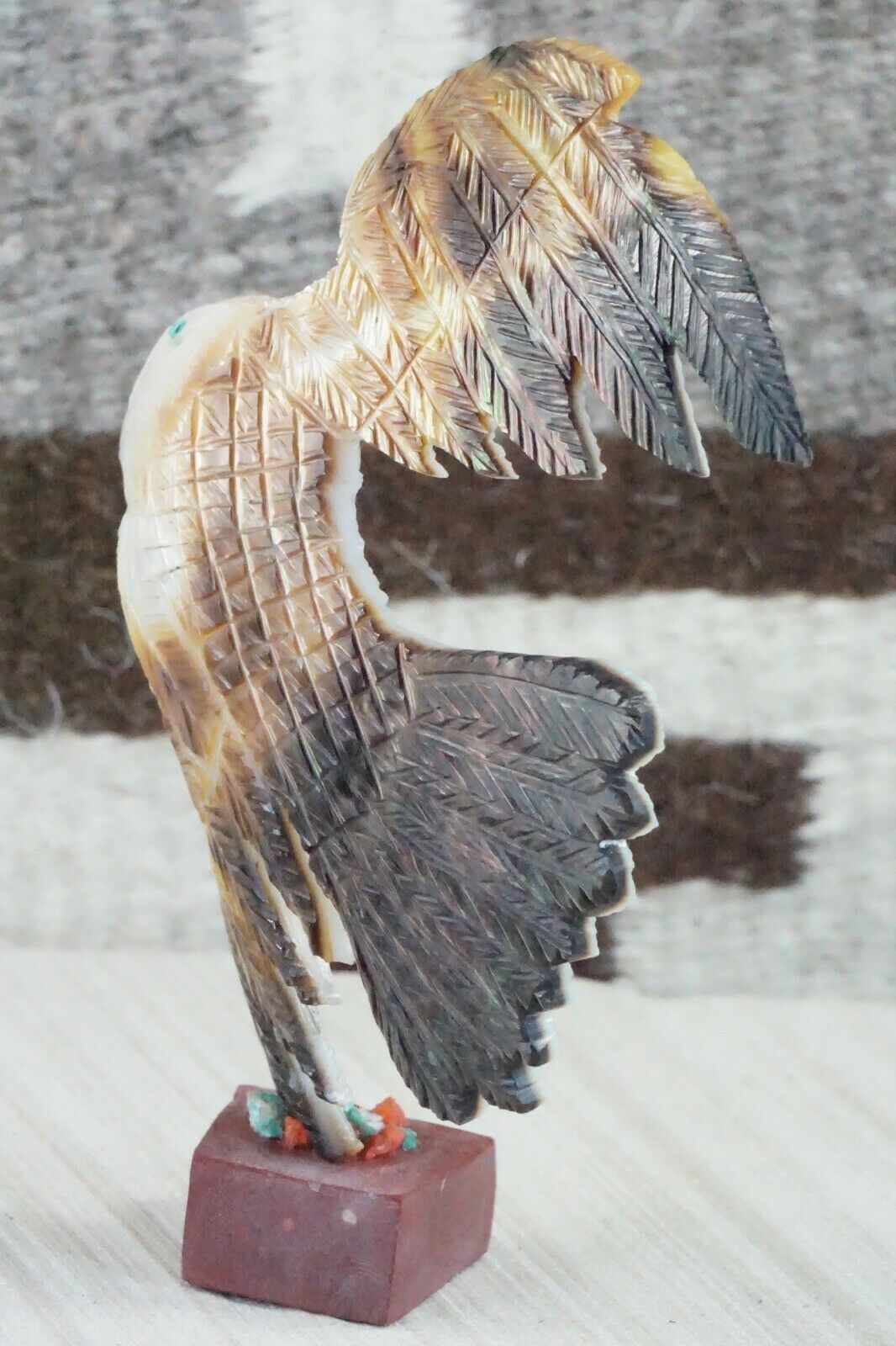 Eagle Zuni Fetish Carving - Jon Quam