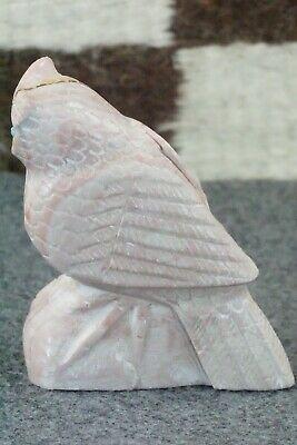 Owl Zuni Fetish Carving - Derrick Kaamasee - High Lonesome Trading