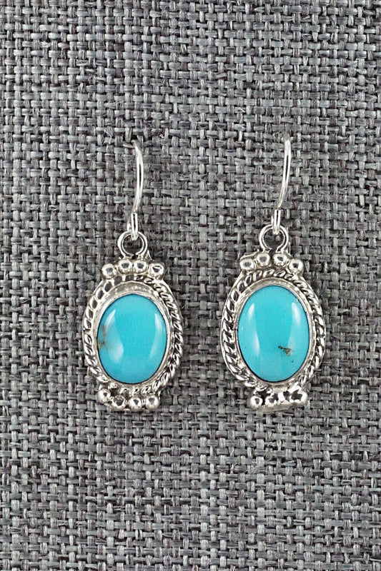 Turquoise & Sterling Silver Earrings - Jan Mariano