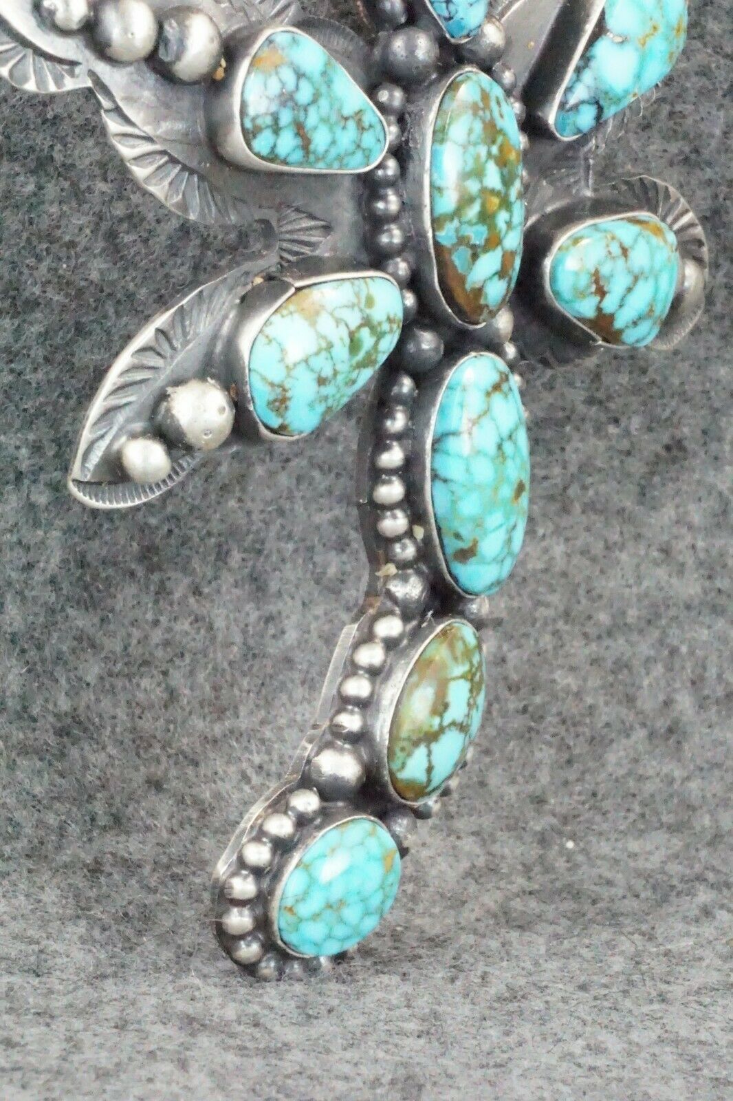 Turquoise & Sterling Silver Pendant - Shawn Cayatineto