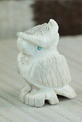 Owl Zuni Fetish Carving - Allison White