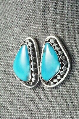 Turquoise and Sterling Silver Earrings - Sharon McCarthy
