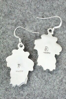 Turquoise & Sterling Silver Earrings - Raymond Delgarito