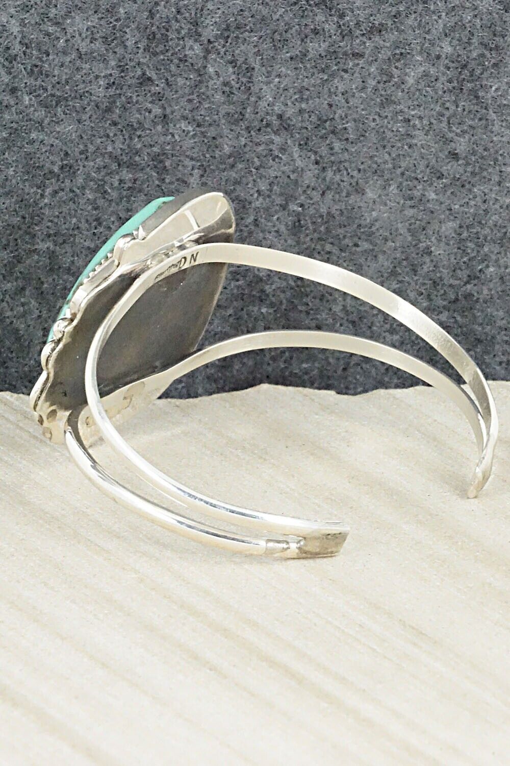 Turquoise & Sterling Silver Bracelet - Donavan Nez