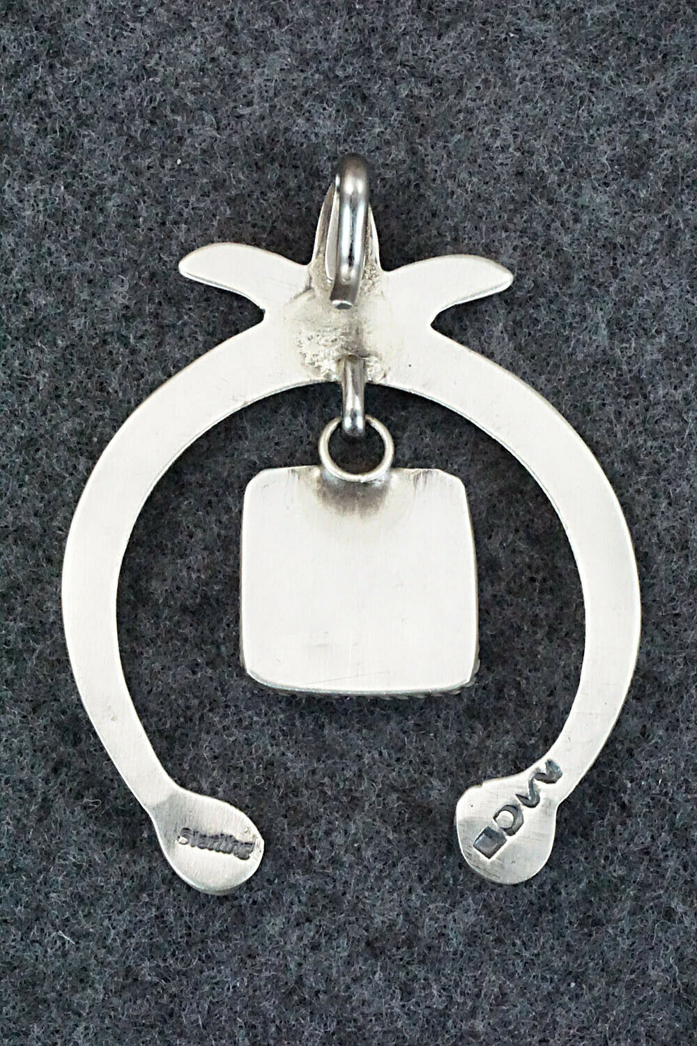 Spiny Oyster and Sterling Silver Naja Pendant - Martha Cayatineto
