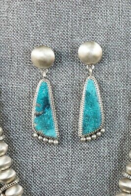 Spiny Oyster & Sterling Silver Squash Blossom and Earrings - Selina Warner