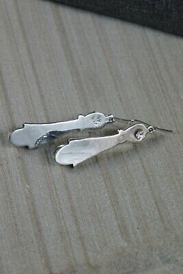 Navajo Turquoise and Sterling Silver Earrings - Roger Pino