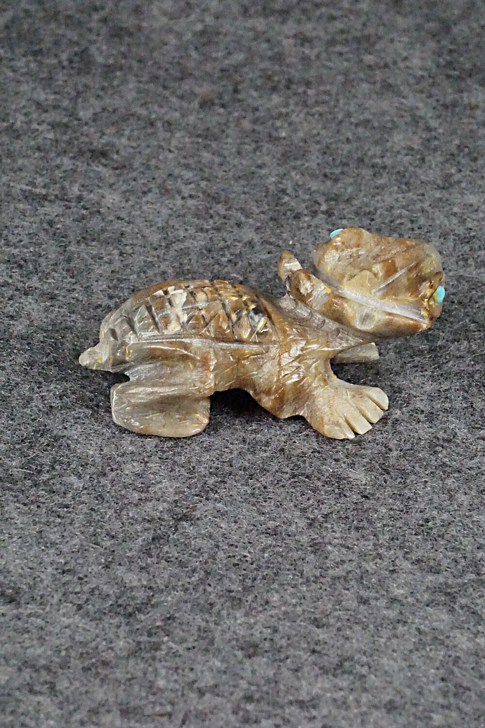 Horned Toad Zuni Fetish Carving - Dana Malani