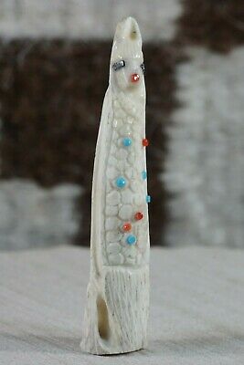Corn Maiden Zuni Fetish Carving - Derrick Kaamasee - High Lonesome Trading