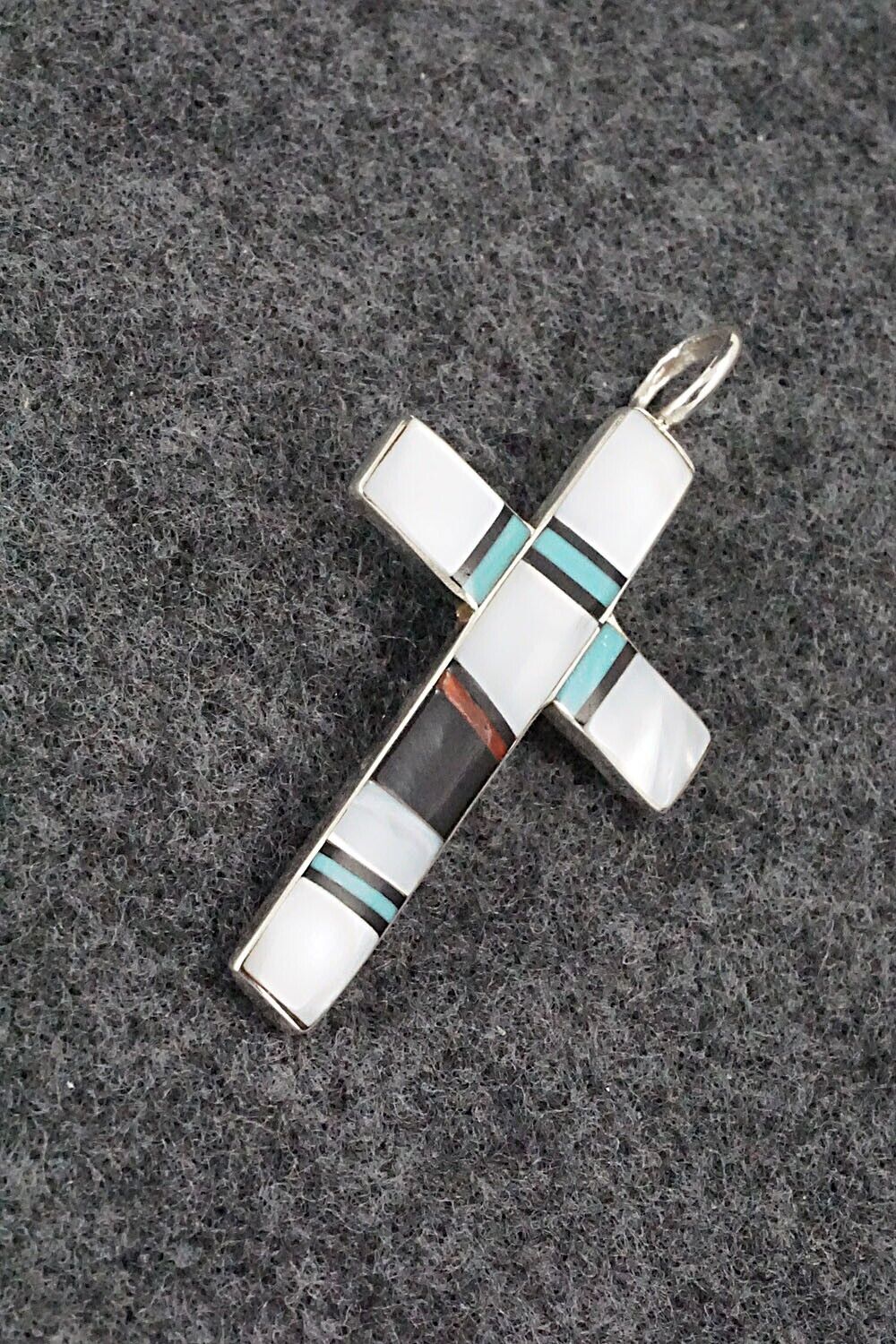Multi Stone & Sterling Silver Pendant - Bobby Sanchez