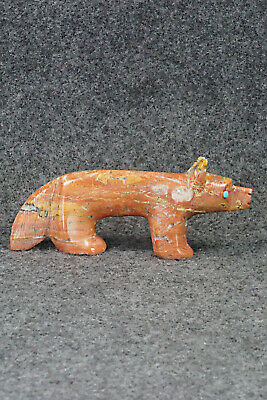 Wolf Zuni Fetish Carving - Ronnie Lunasee