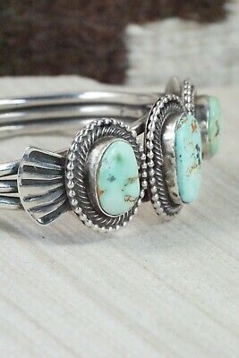Turquoise and Sterling Silver Bracelet - Jess Martinez