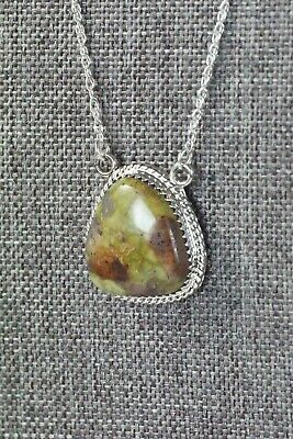 Navajo Turquoise & Sterling Silver Necklace - Annie Spencer