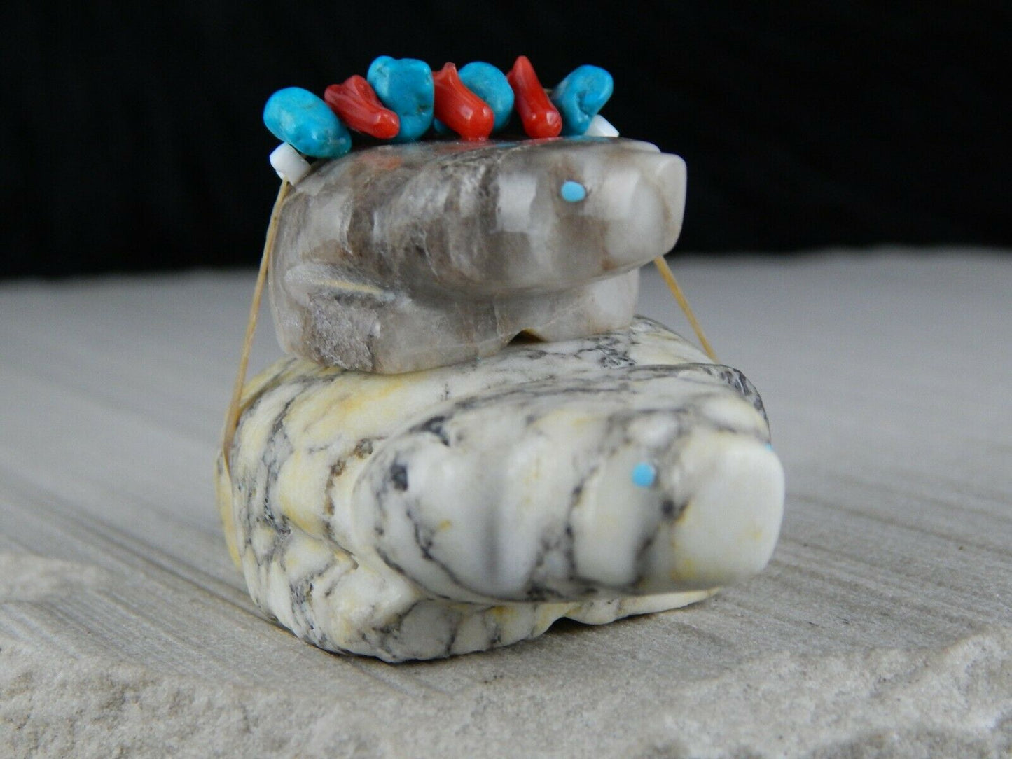 Badgers Zuni Fetish Carving - Ed Lementino - High Lonesome Trading