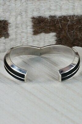 Navajo Sterling Silver Bracelet - Tom Hawk - High Lonesome Trading