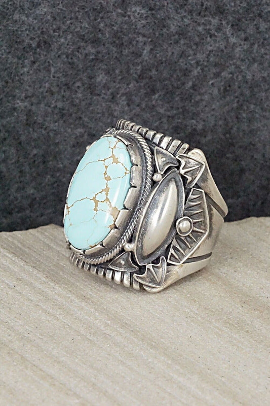 Turquoise & Sterling Silver Ring - Derrick Gordon - 11