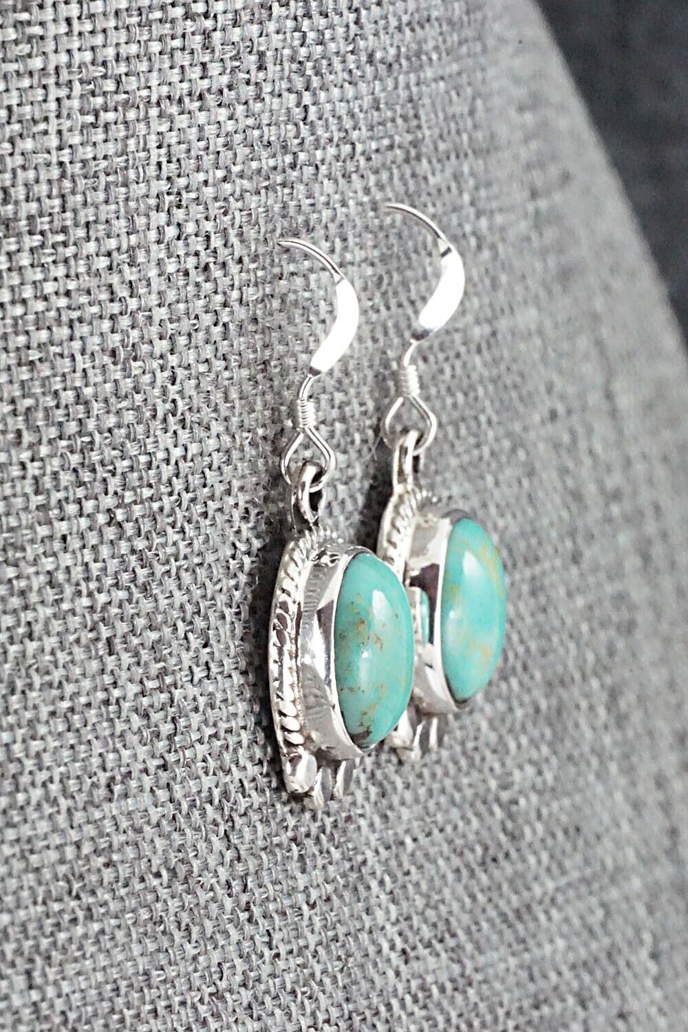 Turquoise and Sterling Silver Earrings - Sharon McCarthy
