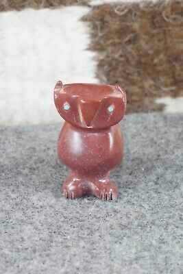 Owl Zuni Fetish Carving - Brandon Phillips